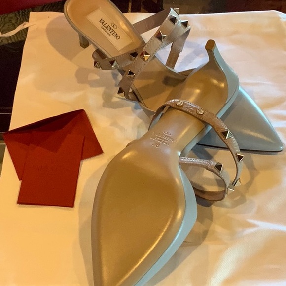 Valentino rockstud pointed-toe pumps - Picture 3 of 4